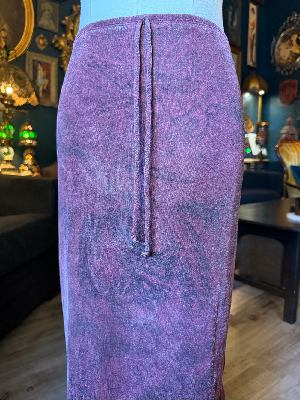 Vintage 90s Per Seption Maxi Skirt | Size Small | Y2K Whimsigoth - Picture 3 of 10